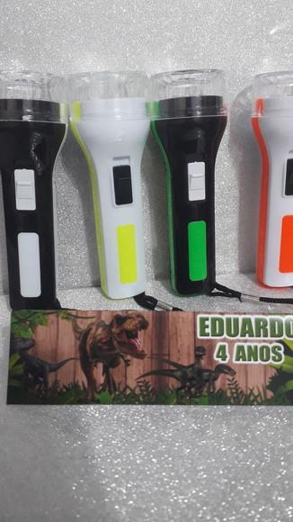 Kit Binoculo e Lanterna Personalizado Tema Dinossauro