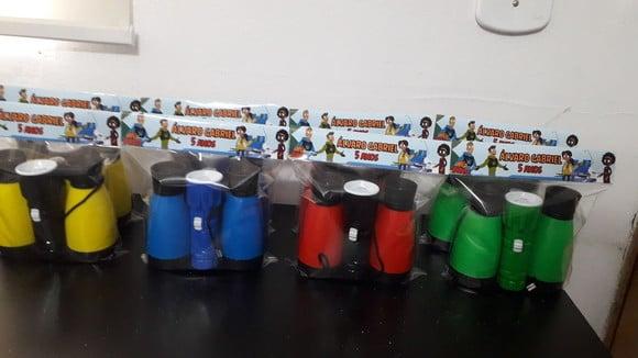 Kit Binoculo e Lanterna Personalizado Tema Kratts