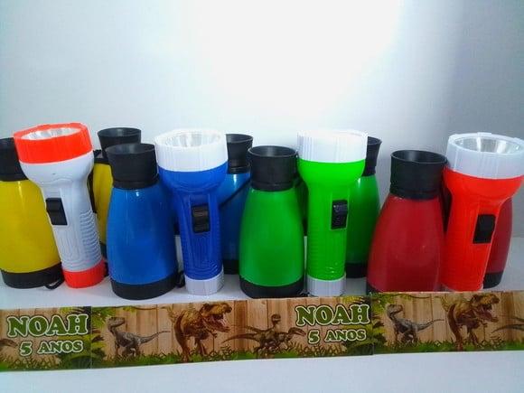 Kit Binoculo e Lanterna Tema Dinossauro