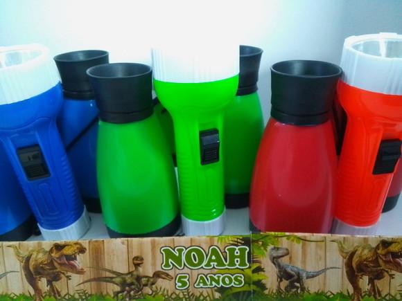 Kit Binoculo e Lanterna Tema Dinossauro
