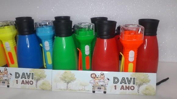 Kit Binoculo e Lanterna Tema Safari Baby