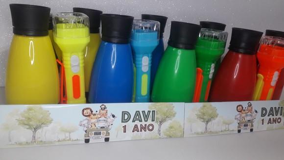 Kit Binoculo e Lanterna Tema Safari Baby