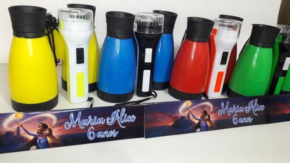 Kit Binoculo e Lanterna Tema Wish