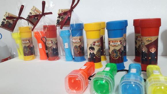 Kit Bolha de Sabão+ Lanterna Harry Potter