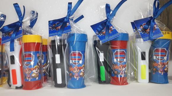 Kit Bolha de Sabão+ Lanterna Patrulha Canina