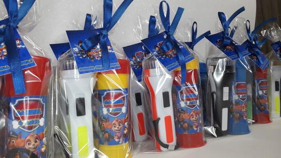 Kit Bolha de Sabão+ Lanterna Patrulha Canina