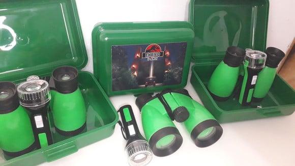 Kit Case+binoculo+lanterna