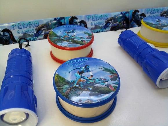 Kit Copo Retrátil + Lanterna Avatar