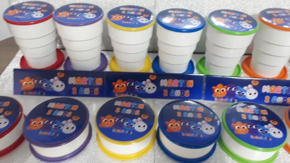 Kit Copo Retrátil + Lanterna Bolofofos