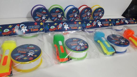Kit Copo Retrátil + Lanterna Personalizado Patrulha Canina