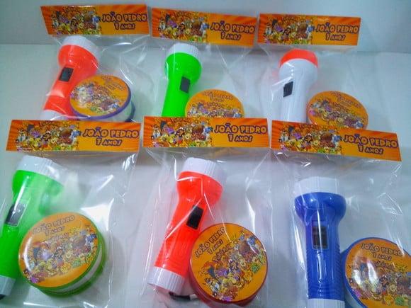 Kit Copo Retrátil + Lanterna Personalizado Pokémon