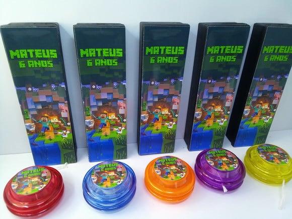 Kit Domino + Ioio Personalizado Minicraft
