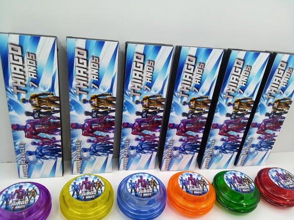 Kit Domino + Ioio Personalizado Power Ranger