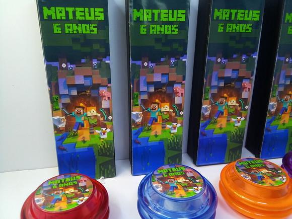 Kit Domino + Ioio Personalizado Minicraft