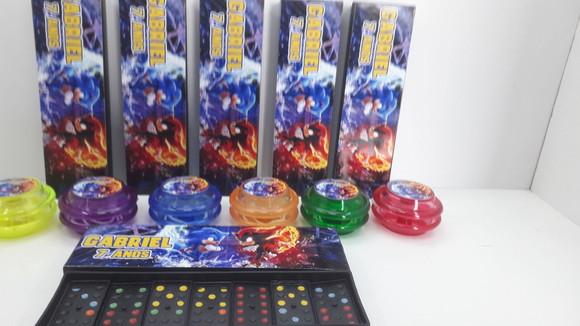 Kit Domino + Ioio Personalizado Sonic