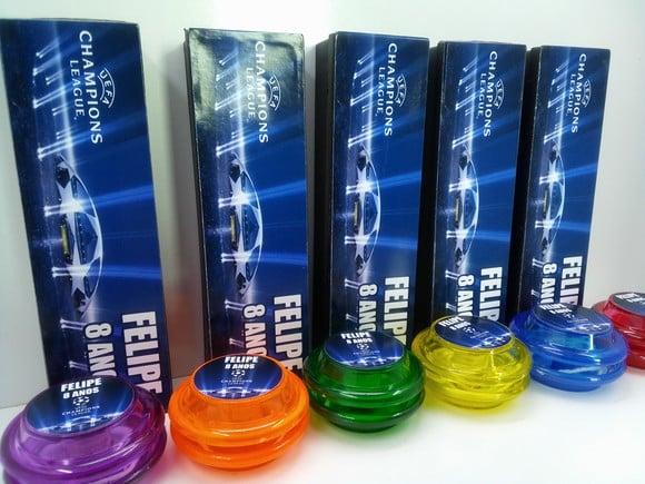 Kit Domino + Ioio Personalizado Tema Futebol