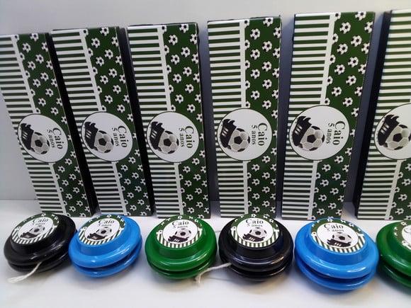 Kit Domino + Ioio Personalizado Tema Futebol