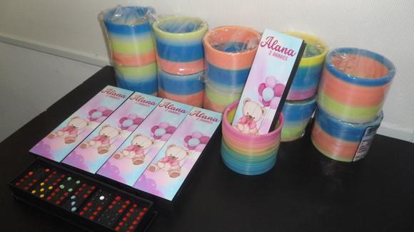 Kit Dominó + Mola Maluca Tema Ursinho