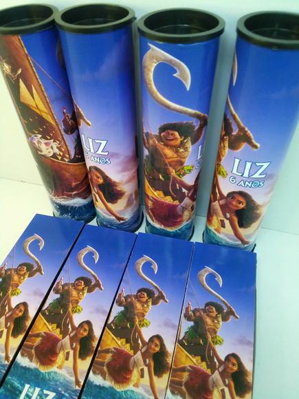 Kit Domino + Pega Vareta Tema Moana
