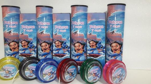 Kit Domino + Pega Varetas + Ioio Lilo e Stitch