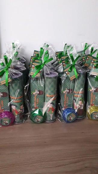 Kit Domino + Pega Varetas + Ioio Personalizado Tema Chaves