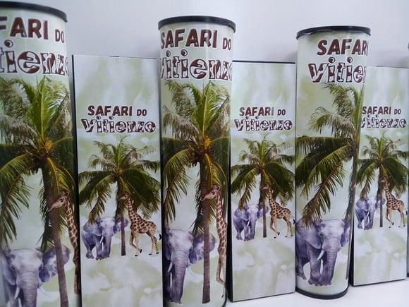 Kit Domino + Pega Varetas Tema Safari