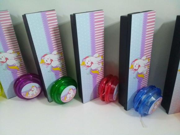 Kit Domino e Ioiô Cores Sortidas Tema Patrulha Canina