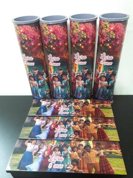 Kit Domino e Pega Vareta Personalizado Tema Encanto
