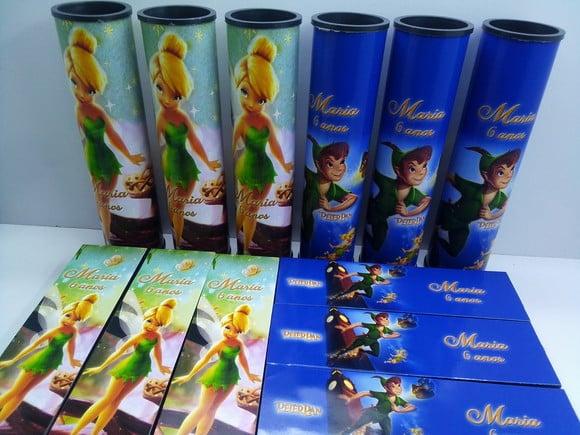 Kit Domino e Pega Vareta Personalizado Tema Tinker Bell