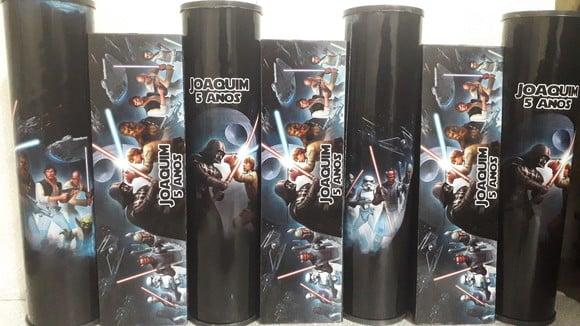 Kit Domino e Pega Vareta Personalizado Tema Star Wars