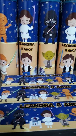Kit Domino e Pega Vareta Personalizado Tema Star Wars