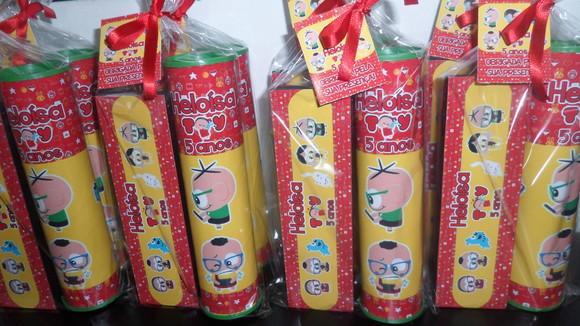 Kit Domino e Pega Vareta Personalizado Turma da Monica Toy