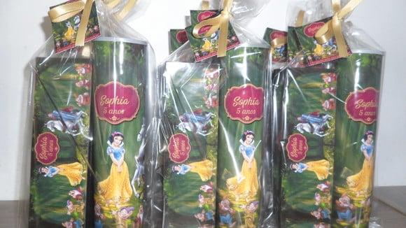 Kit Domino e Pega Varetas Personalizado Branca de Neve