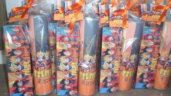 Kit Domino e Pega Varetas Personalizado Dragon Ball