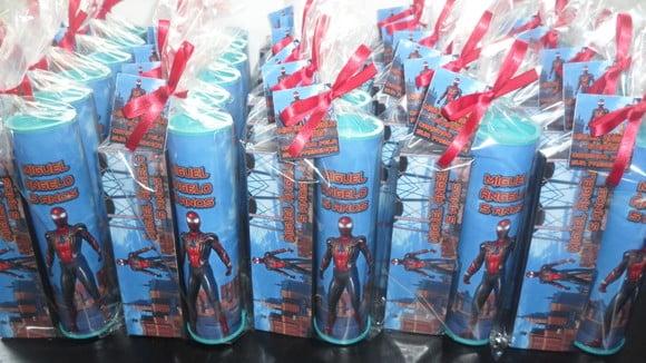 Kit Domino e Pega Varetas Personalizado Homem Aranha