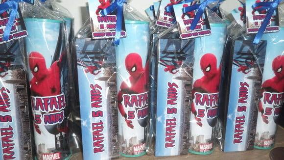 Kit Domino e Pega Varetas Personalizado Homem Aranha
