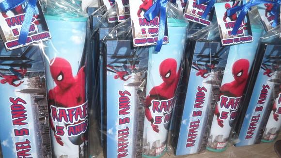 Kit Domino e Pega Varetas Personalizado Homem Aranha