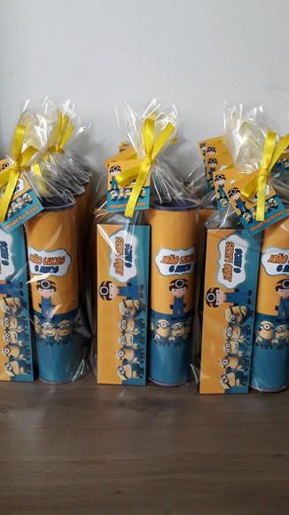 Kit Domino e Pega Varetas Personalizado Minnions