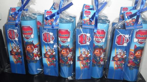 Kit Domino e Pega Varetas Personalizado Patrulha Canina