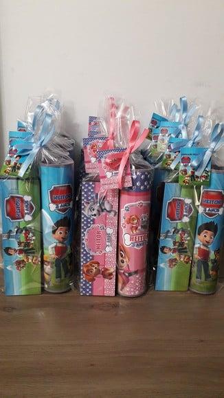 Kit Domino e Pega Varetas Personalizado Patrulha Canina
