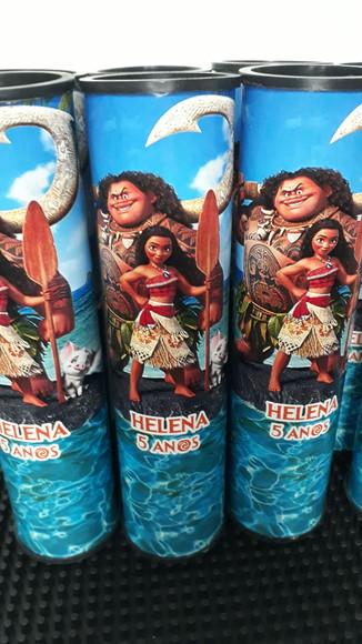 Kit Domino e Pega Varetas Personalizado Moana