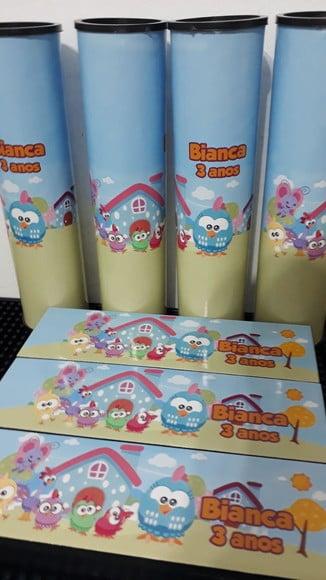 Kit Domino e Pega Varetas Personalizados Galinha Pintadinha