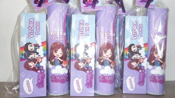 Kit Domino e Pega Varetas Personalizados Julia Minigirl