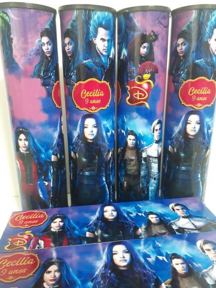 Kit Domino e Pega Varetas Personalizados Tema Descendentes