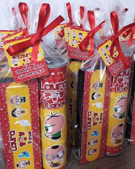 Kit Domino e Pega Varetas Personalizados Tema Mônica Toy