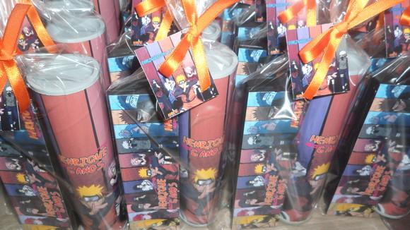 Kit Domino e Pega Varetas Personalizados Tema Naruto