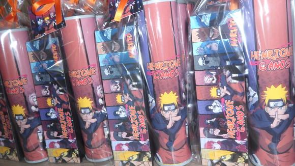 Kit Domino e Pega Varetas Personalizados Tema Naruto