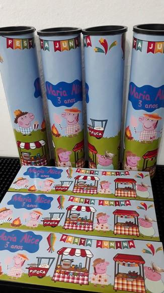 Kit Domino e Pega Varetas Pig no Parque