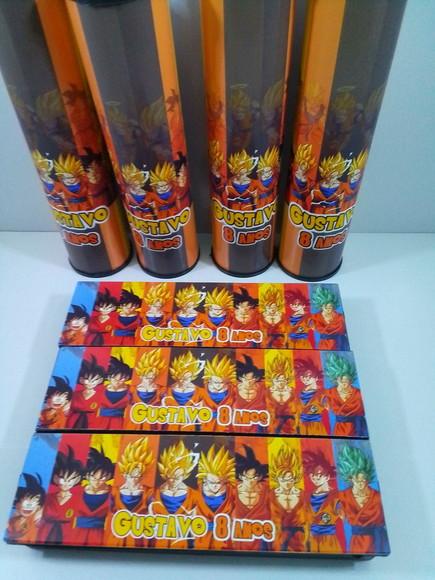 Kit Domino e Pega Varetas Tema Dragon Ball