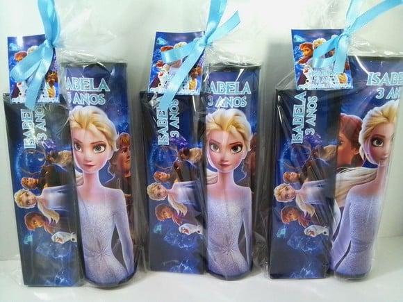Kit Domino e Pega Varetas Tema Frozen
